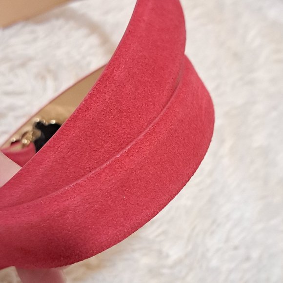 Talbots Red Leather NWT Belt - Picture 5 of 9